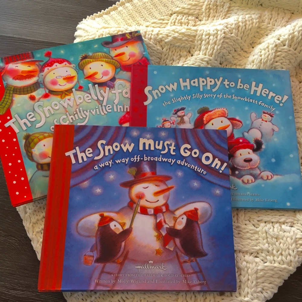 Hallmark Christmas Books Set of Three, The Snow Must Go On